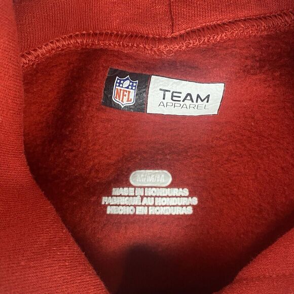 NFL Tampa Bay Buccaneers Sweater Mens Medium Red Hoodie Sweatshirt Pullover - Picture 6 of 6